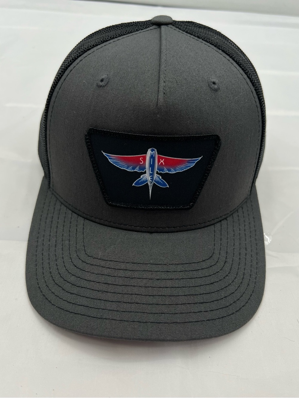 208 6MFC Flying Fish Sublimated Patch Hat by Six Mile Fishing Co.